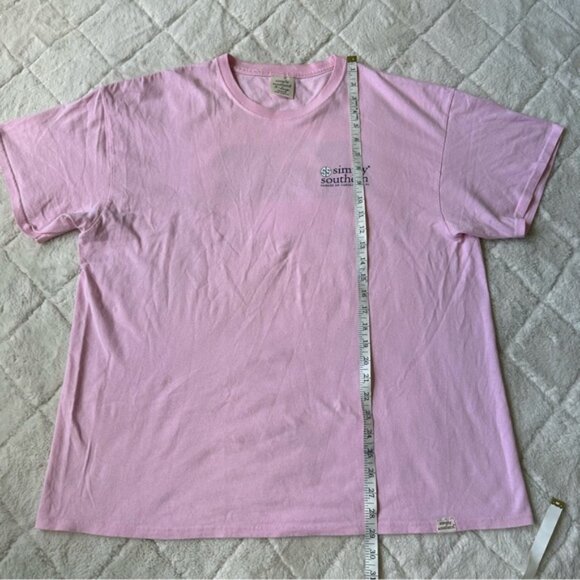 Simply Southern | "Mingo Patch" Pink Short Sleeve Graphic Tee | Size Extra Large - Picture 12 of 12